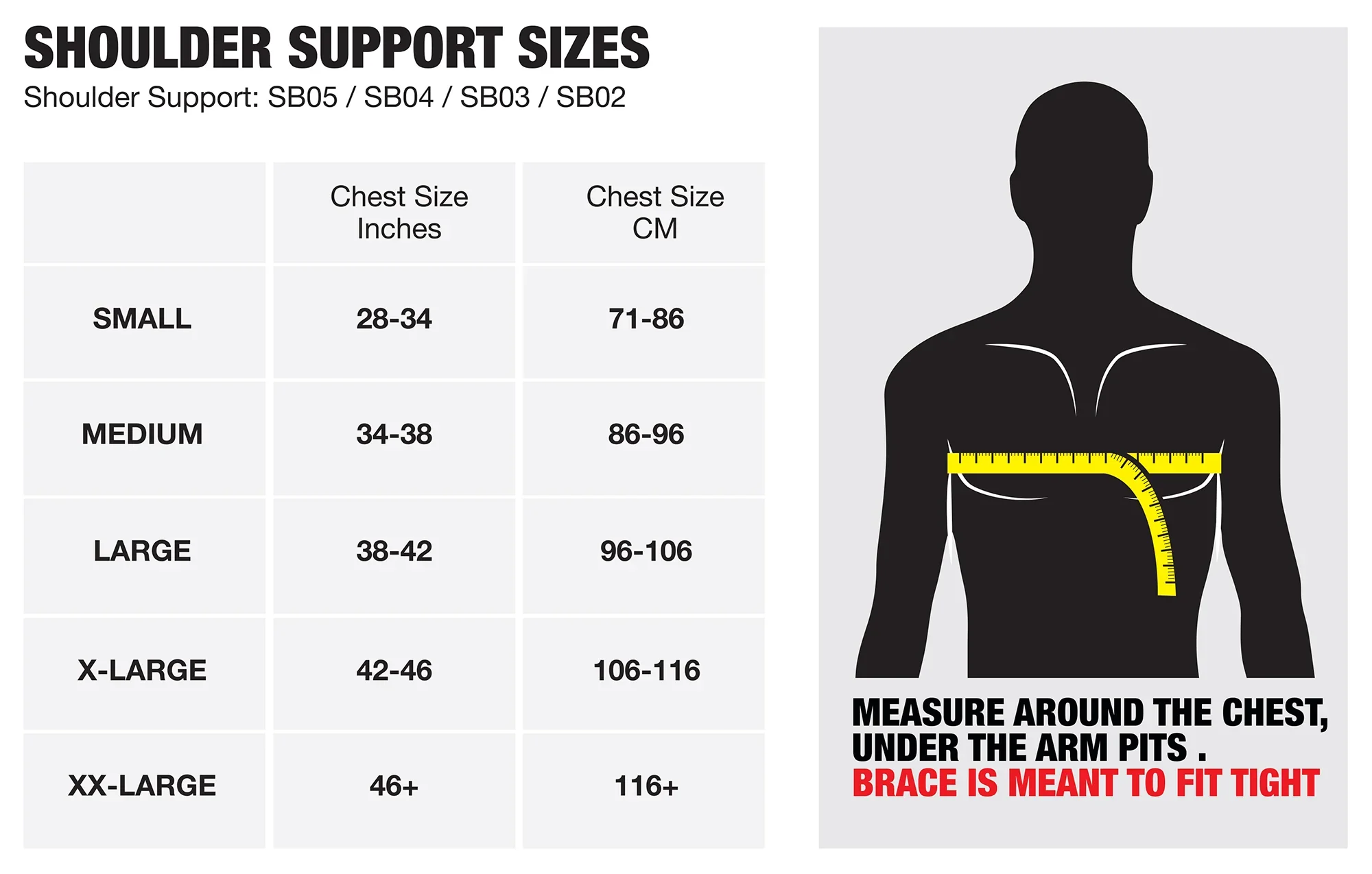 SB03 SHOULDER BRACE - Image 3